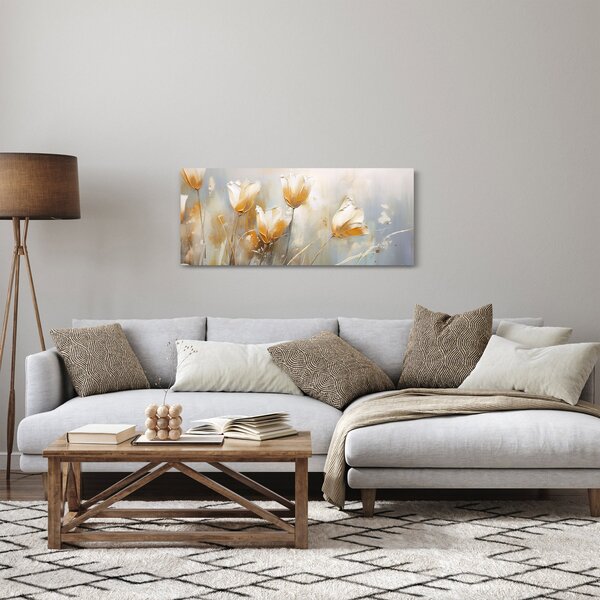 Tablou - Pictura de lalele (120x50 cm)