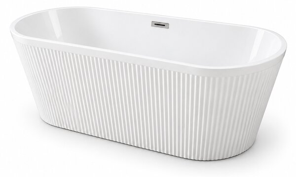 Cada baie freestanding Florenta alba