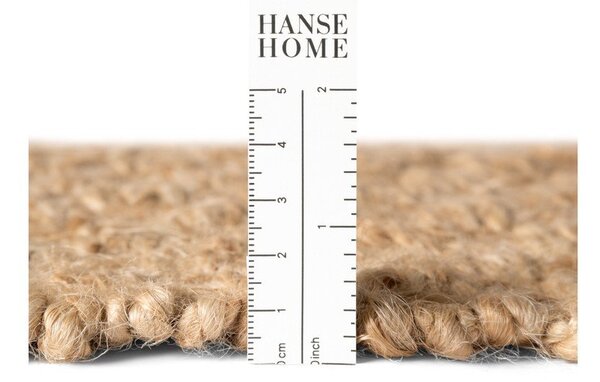 Covor tip traversă în culoare naturală reversibil/țesut manual din iută 80x200 cm Fjord – Hanse Home