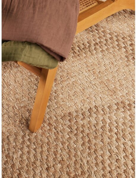 Covor în culoare naturală reversibil/țesut manual din iută 120x170 cm Fjord – Hanse Home
