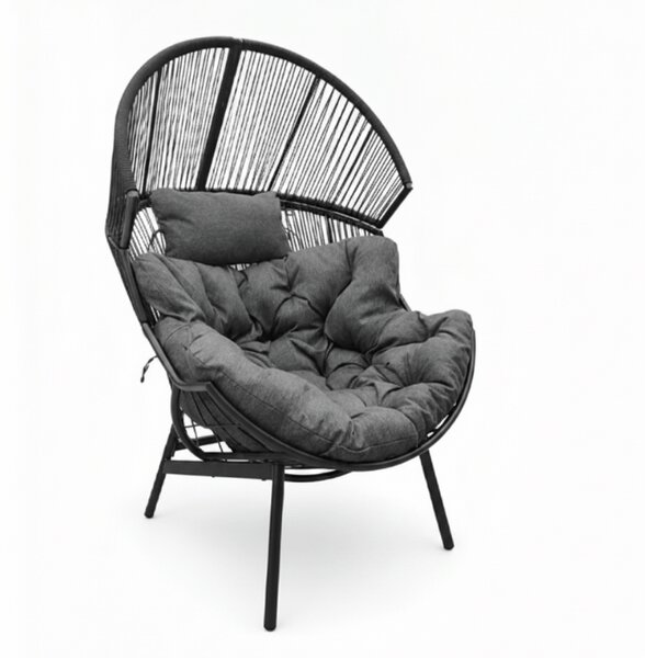Scaun de gradina AURELO, neagra