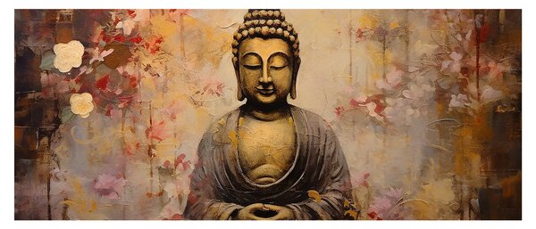 Tablou - Buddha, pictură (120x50 cm)