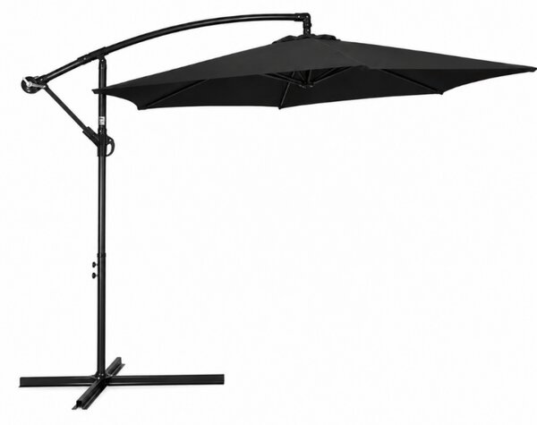 Umbrela de gradina ELVARO reglabila, neagra