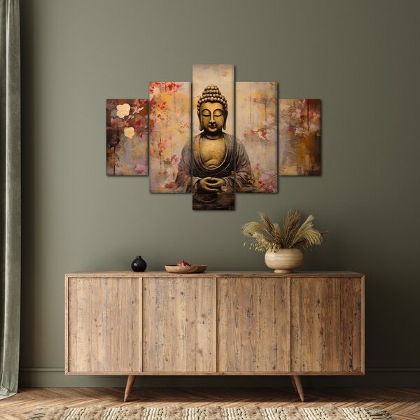 Tablou - Buddha, pictură (150x105 cm)