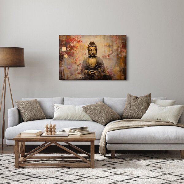 Tablou - Buddha, pictură (90x60 cm)