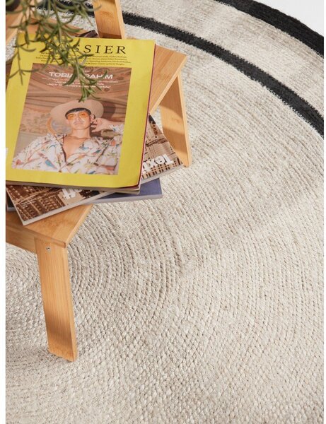 Covor în culoare naturală deschisă reversibil/țesut manual rotund din iută ø 150 cm Lina – Hanse Home