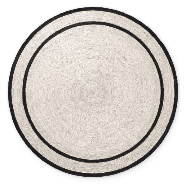 Covor în culoare naturală deschisă reversibil/țesut manual rotund din iută ø 150 cm Lina – Hanse Home