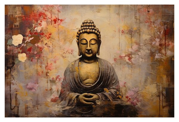 Tablou - Buddha, pictură (90x60 cm)