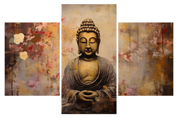 Tablou - Buddha, pictură (90x60 cm)