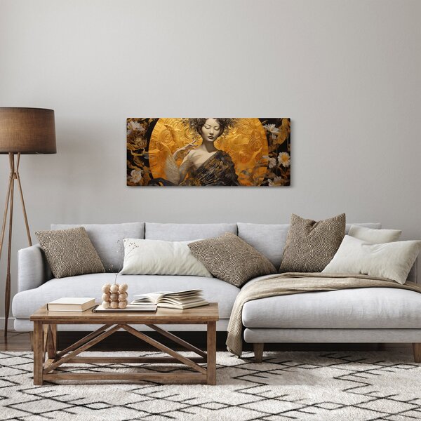 Tablou - Doamnă japoneză (120x50 cm)