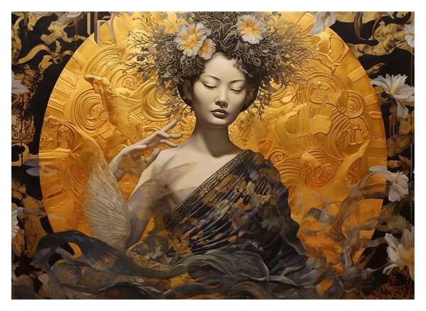 Tablou - Doamnă japoneză (70x50 cm)