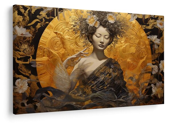 Tablou - Doamnă japoneză (90x60 cm)