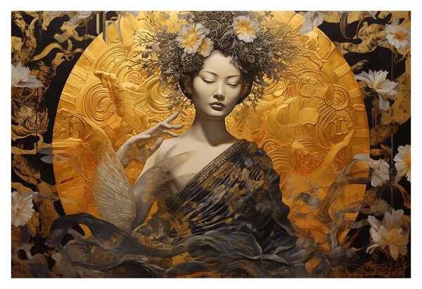 Tablou - Doamnă japoneză (90x60 cm)