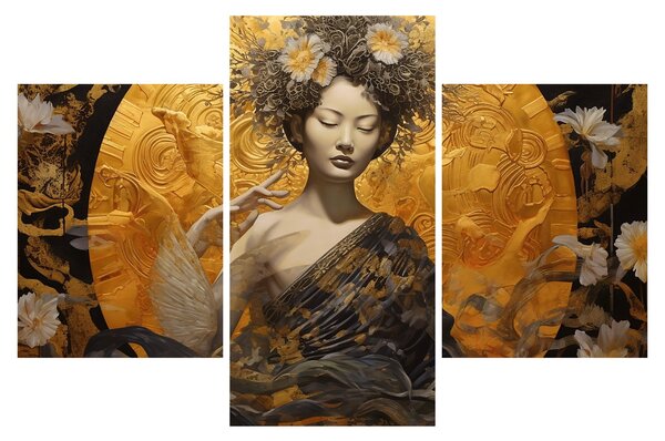Tablou - Doamnă japoneză (90x60 cm)