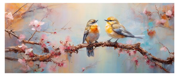 Tablou - Porumbeii (120x50 cm)