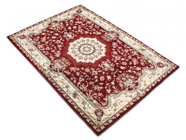 Covor Lotos 1520-210, Marime 60 x 110 cm, Grena, Rosu, Inaltime Fir 8 mm, Antialergic, Polipropilena, Living, Dormitor, Sufragerie, Birou 60 x 110