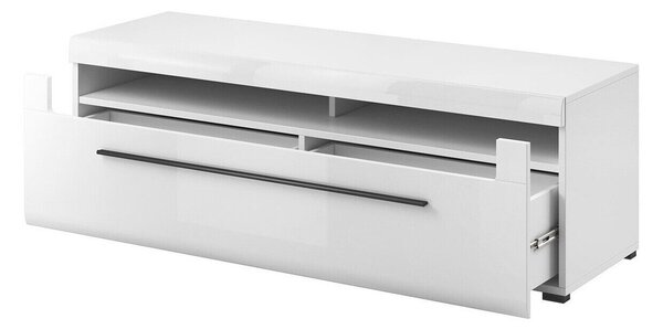 Comodă TV Ophsalu 104Alb lucios, Alb, 16x5x5cm