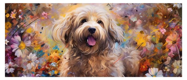 Tablou - Happy Dog II. (120x50 cm)