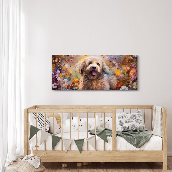 Tablou - Happy Dog II. (120x50 cm)
