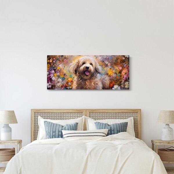 Tablou - Happy Dog II. (120x50 cm)