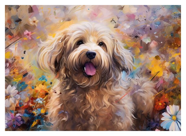 Tablou - Happy Dog II. (70x50 cm)