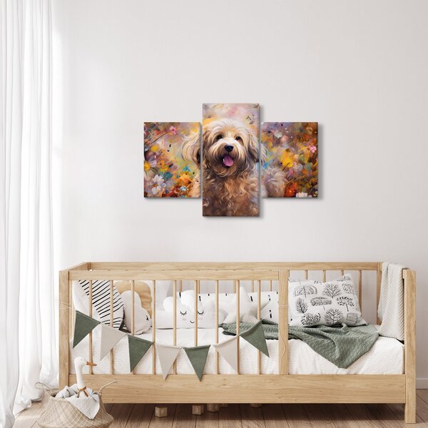 Tablou - Happy Dog II. (90x60 cm)