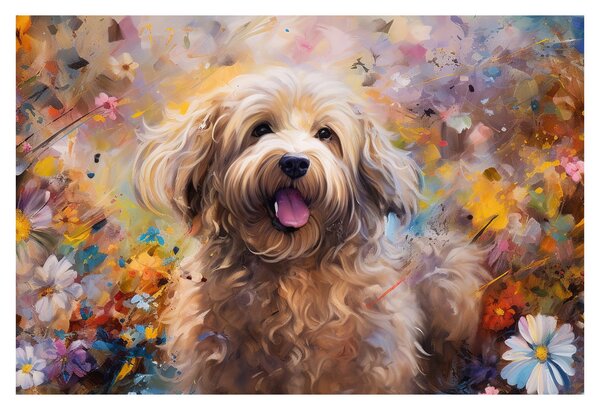 Tablou - Happy Dog II. (90x60 cm)