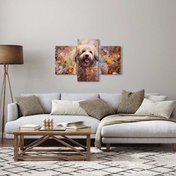Tablou - Happy Dog II. (90x60 cm)