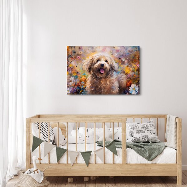 Tablou - Happy Dog II. (90x60 cm)