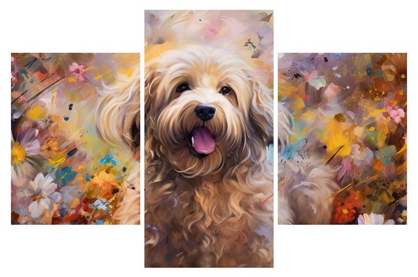 Tablou - Happy Dog II. (90x60 cm)