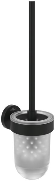 Villeroy & Boch Elements Tender perie de toaletă înșurubat negru TVA151016000K5