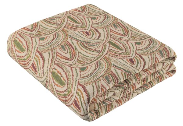 Cuvertura matlasata cu model culoare multicolor Țesătură împletitură, cu model
