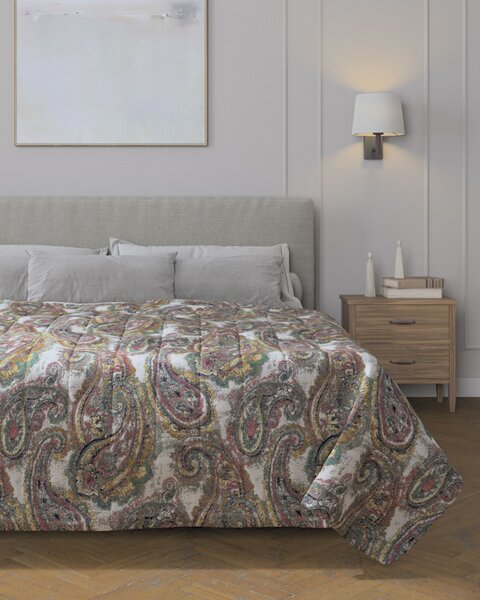 Cuvertura matlasata cu model culoare multicolor Țesătură împletitură, cu model