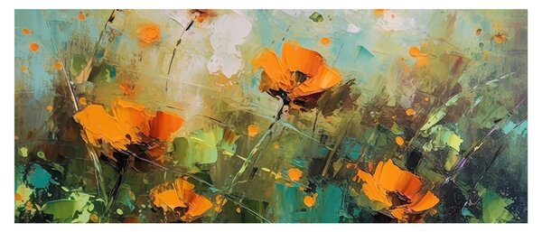 Tablou - Flori (120x50 cm)