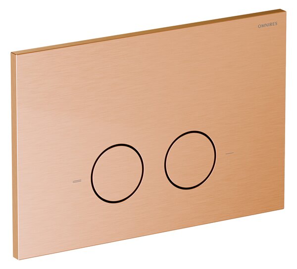 Omnires Steel-R45 buton de spălare pentru WC || ST45PS1CPB