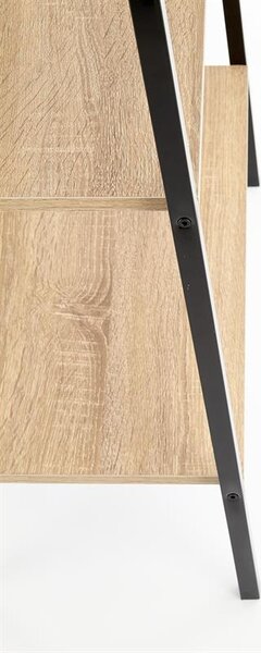 Raft Neda (Lemn natural + Negru). 1048641