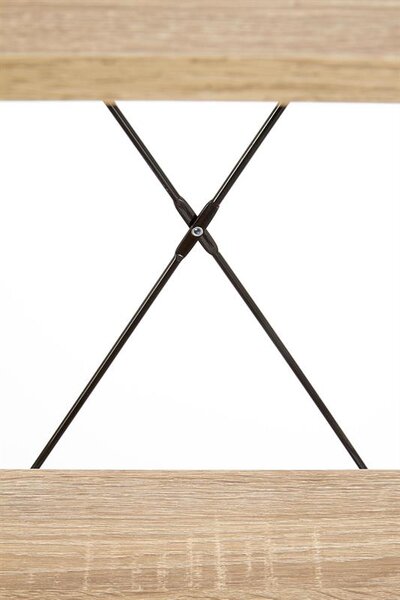 Raft Neda (Lemn natural + Negru). 1048641