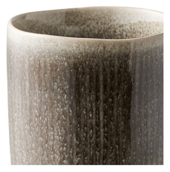Cești grej 4 buc. din gresie ceramică 360 ml Viola – House Nordic