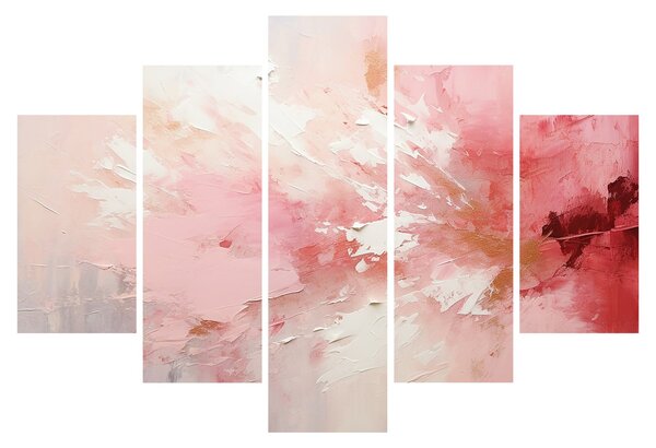 Tablou - Abstract roz (150x105 cm)