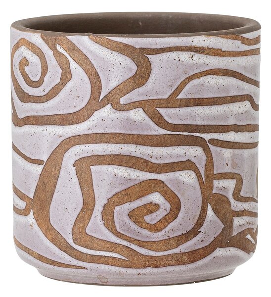 Ghiveci decorativ din teracotă handmade ø 12 cm Lija – Bloomingville