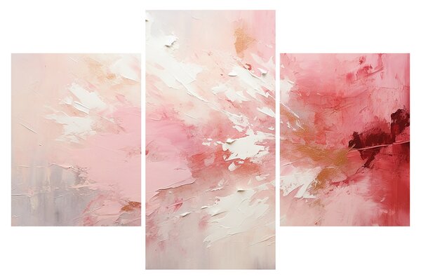 Tablou - Abstract roz (90x60 cm)