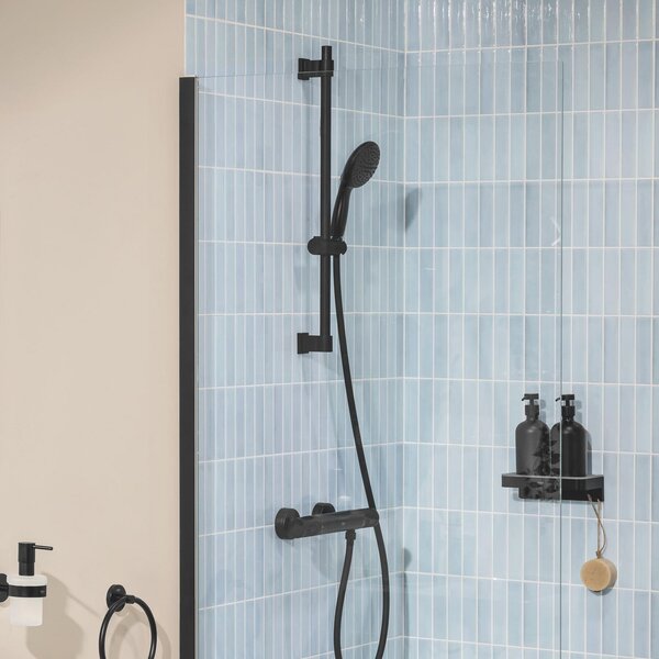 Grohe Vitalio Start 100 set de duș perete negru 1062052431