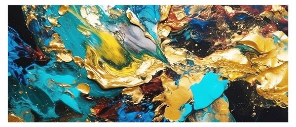 Tablou - Pictură în ulei texturată (120x50 cm)
