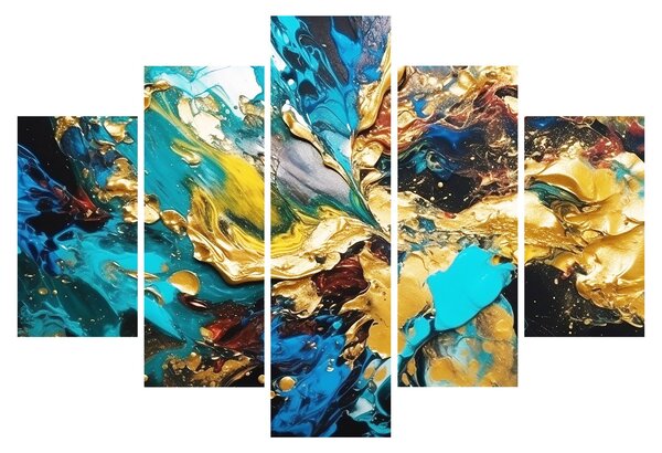 Tablou - Pictură în ulei texturată (150x105 cm)