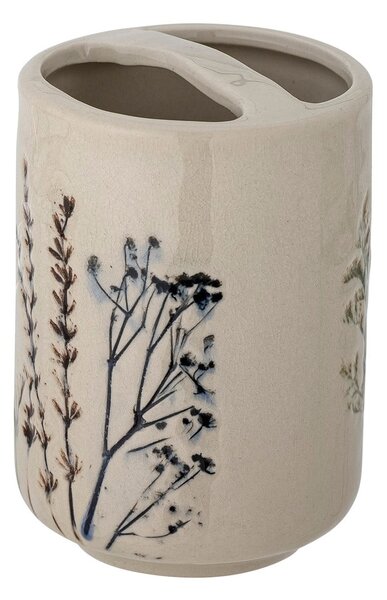 Set de accesorii de baie crem din gresie ceramică Bea – Bloomingville