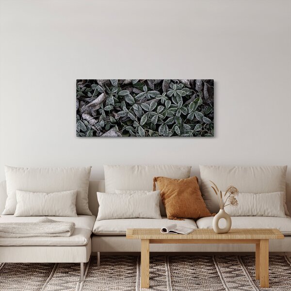 Tablou - Plante înghețate (120x50 cm)