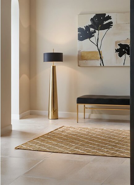 Covor în culoare naturală țesut manual din iută 120x180 cm Kunu – Hanse Home