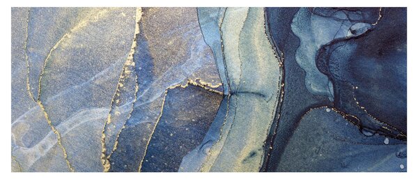Tablou - Abstracție cu cerneală cu alcool (120x50 cm)