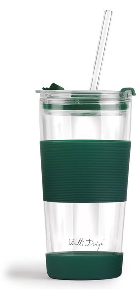 Cană termos verde 600 ml Fuori – Vialli Design