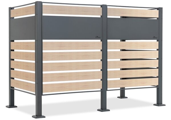 Carcasă pentru 2 coșuri de gunoi 120l sau 240l Breda CoverTech